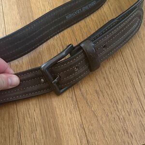 Men's Columbia Brown Leather Belt